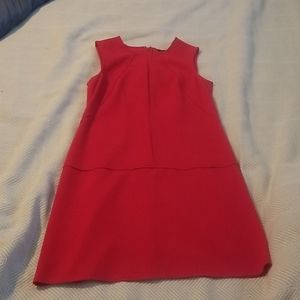 Red mini dress